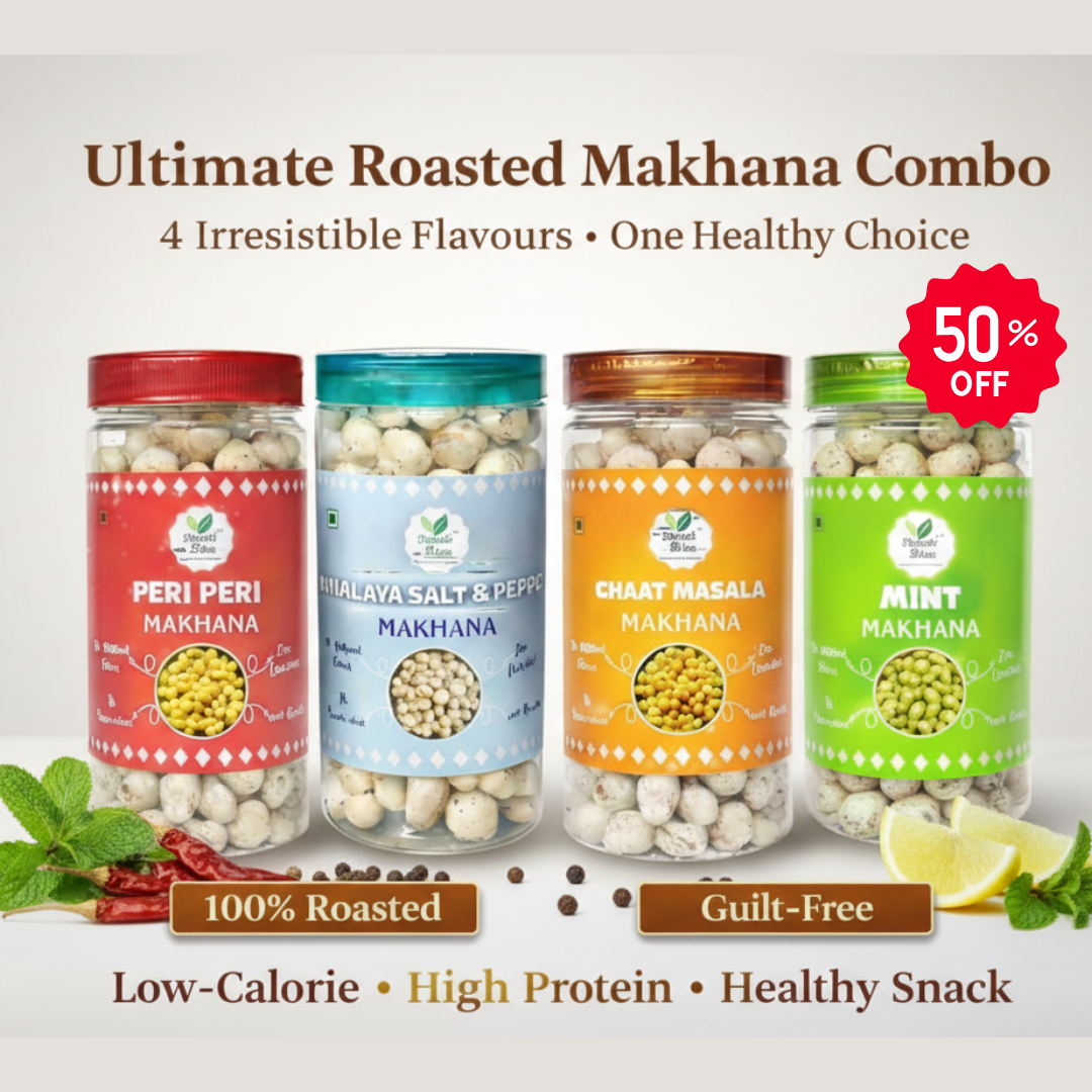 Signature Roasted Makhana Combo | 4 Flavours • 4 × 80 g