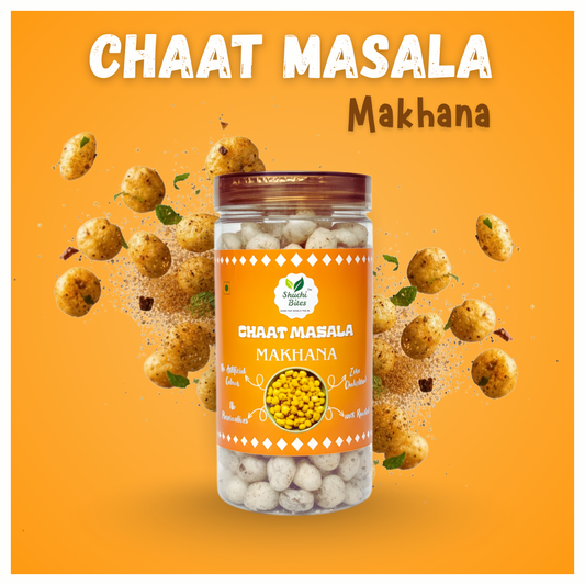 Chaat Masala Makhana - Zero Cholesterol & No Preservatives (80g)